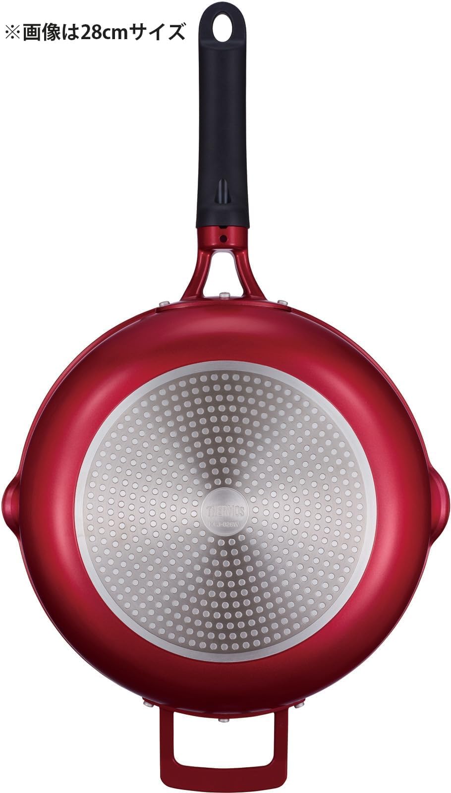 Amazon｜サーモス デュラブルシリーズ マルチパン 炒め鍋 28cm レッド